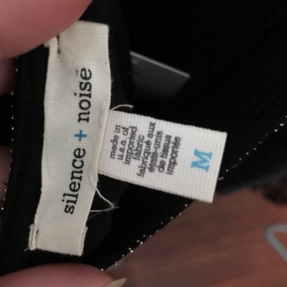 Silence + Noise Shimmer Long Sleeve Bodycon Dress - Picture 7 of 7